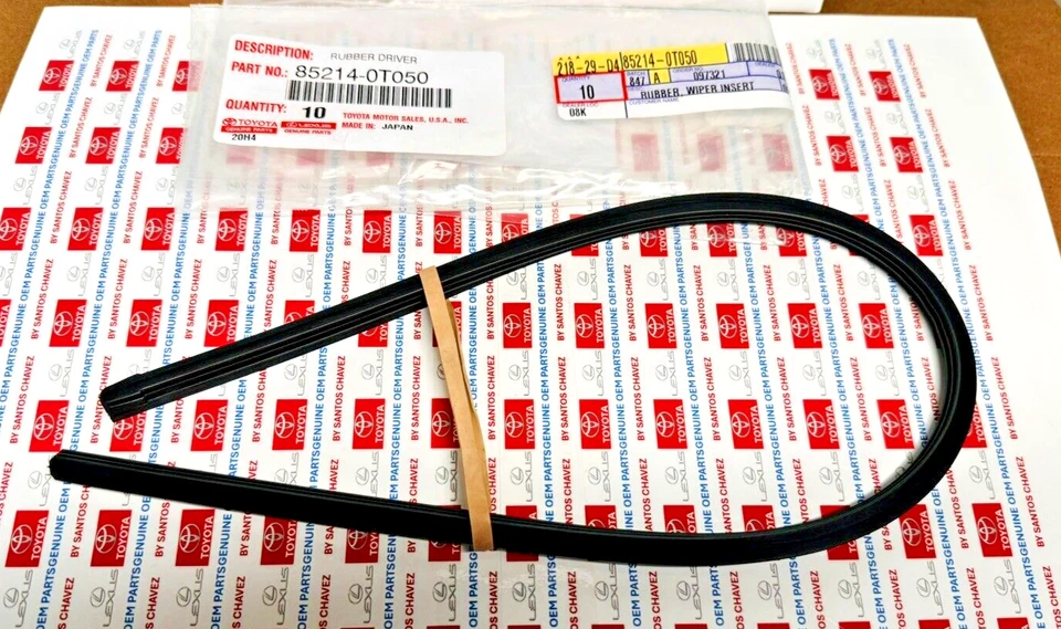 Inserciones limpiaparabrisas del lado izquierdo del conductor Lexus PIEZA ORIGINAL FABRICANTE ORIGINAL 85214-0T050 Foto 4 de 4