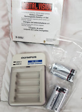 Olympus Ni-mh Battery Charger B-20cu Digital Vision with 4-Rechargeable Battery