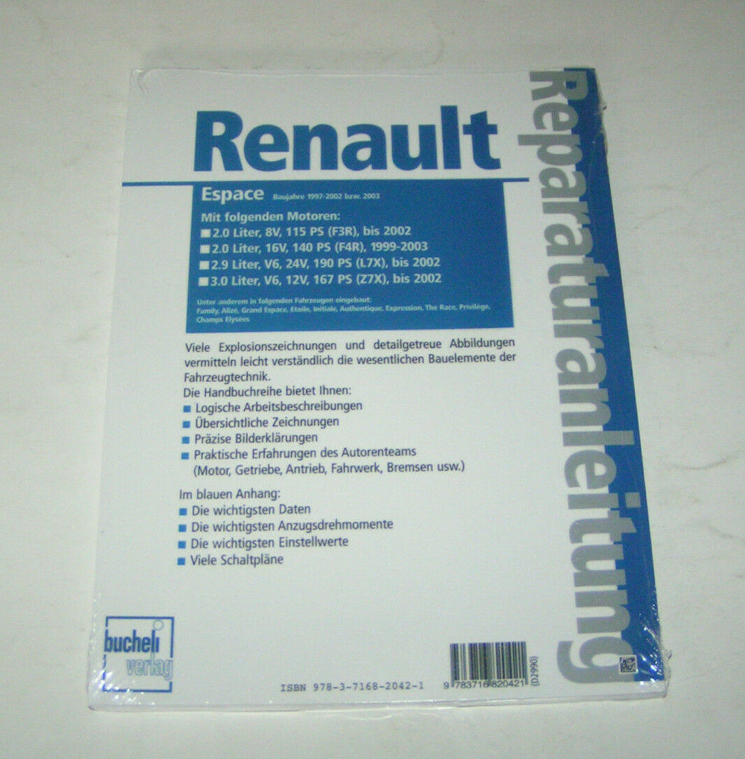 Thumbnail - Reparaturanleitung Renault Espace Iii Typ Je, Baujahre 1997 - 2003