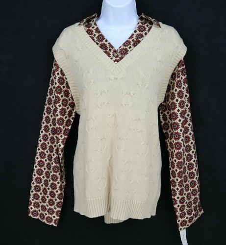 Liz Claiborne First Issue Sweater Shirt 
