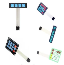 1PCS 4x3/4x5/1x6/1x4 Keys Matrix Keyboard Array Membrane Switch Keypad Keyboard