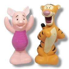 Vintage Disney Winnie The Pooh Bath Toys-Piglet Tigger-Parks Exclusive-PVC