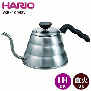Hario VKB-100HSV V60 Buono Pouring Kettle, 600ml IH 200V 100V Made in Japan NEW