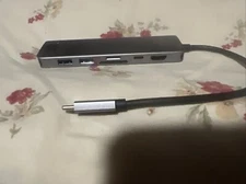 New HYPER DRIVE ☆ SLAB 7-in-1 USB-C Hub for Windows, PC, Mac, Chromebook Openbox