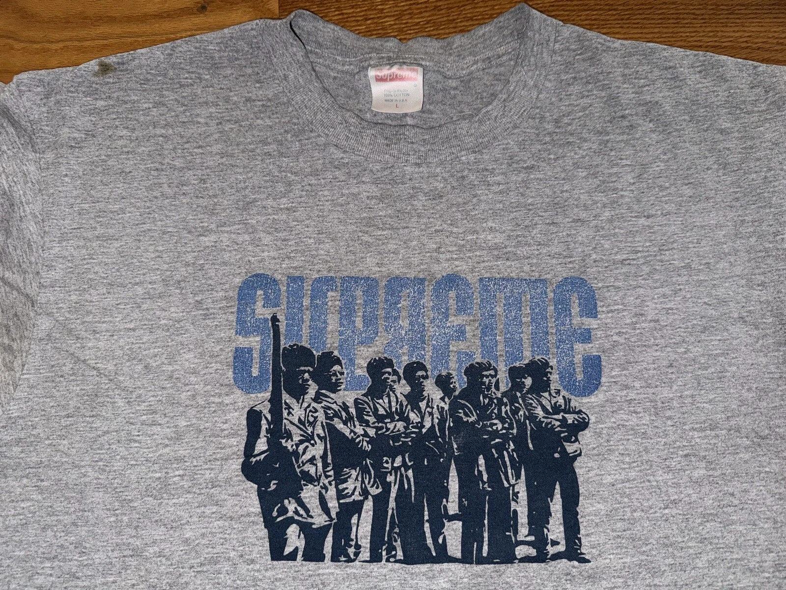 Supreme T Shirt Pre 2000 étiquette soie taille Large