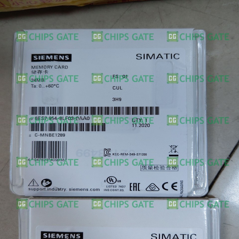 Scheda Di Memoria Siemens 6ES7954-8LE02-0A0 12 MB Per PLC - Usata Con Garanzia