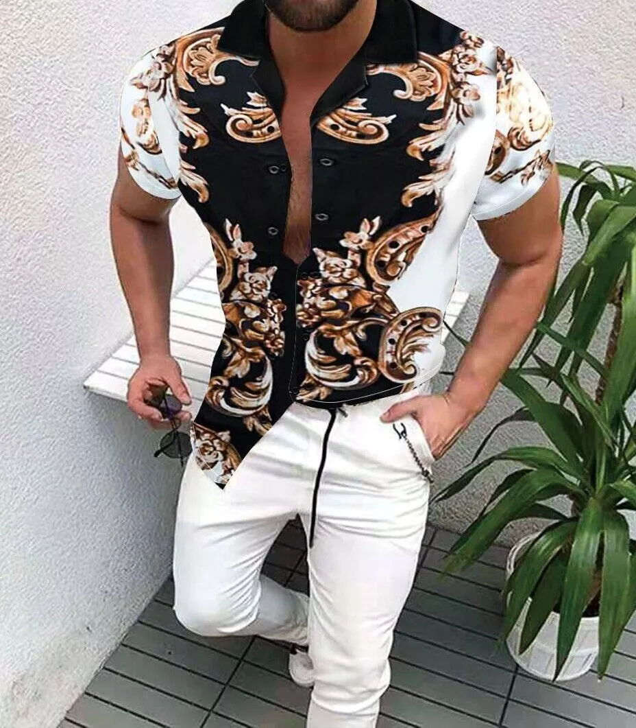 Camisas vintage manga corta sales