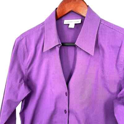 Coldwater Creek Womens Small 6/8 Purple Formal Blouse Shirt Top Western  Mature | eBay