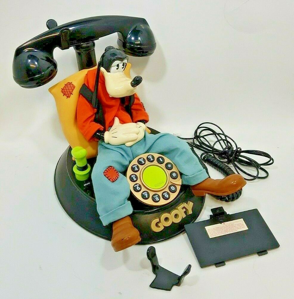 ディズニー ビンテージ グーフィー電話 TELEMANIA ビンテージ GOOFY グーフィー テレフォン 電話