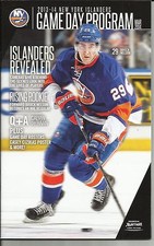 NEW YORK ISLANDERS MARCH 2014 DIGEST PROGRAM BROCK NELSON CASEY CIZIKAS