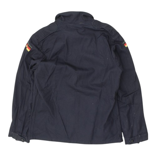 German Military Navy Jacket | Vintage GE Wahler Mens Combat Full Zip Collared - Picture 2 of 4