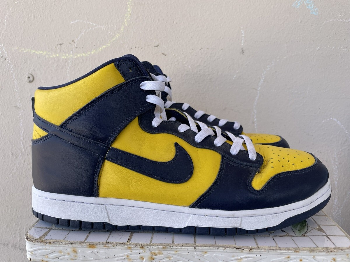 Size 13 - Nike Dunk High SP Retro Michigan 2020 used | eBay