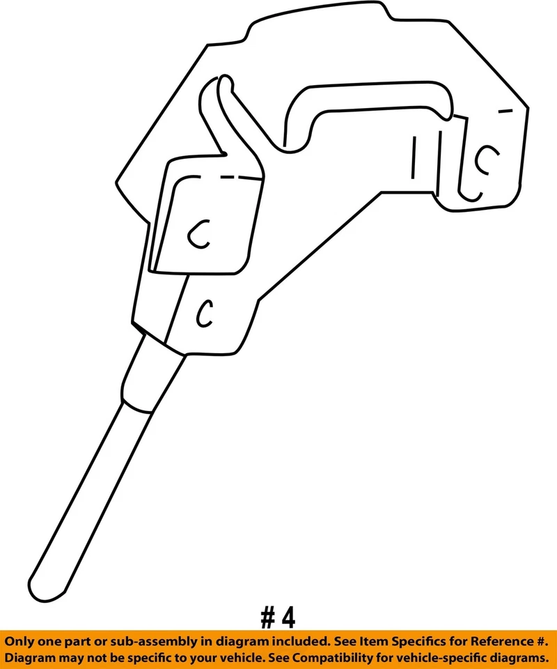Conjunto de control de hardware de bloqueo Super Duty Ford OEM 99-07 F-250 6C3Z28264A00A Foto 2 de 2