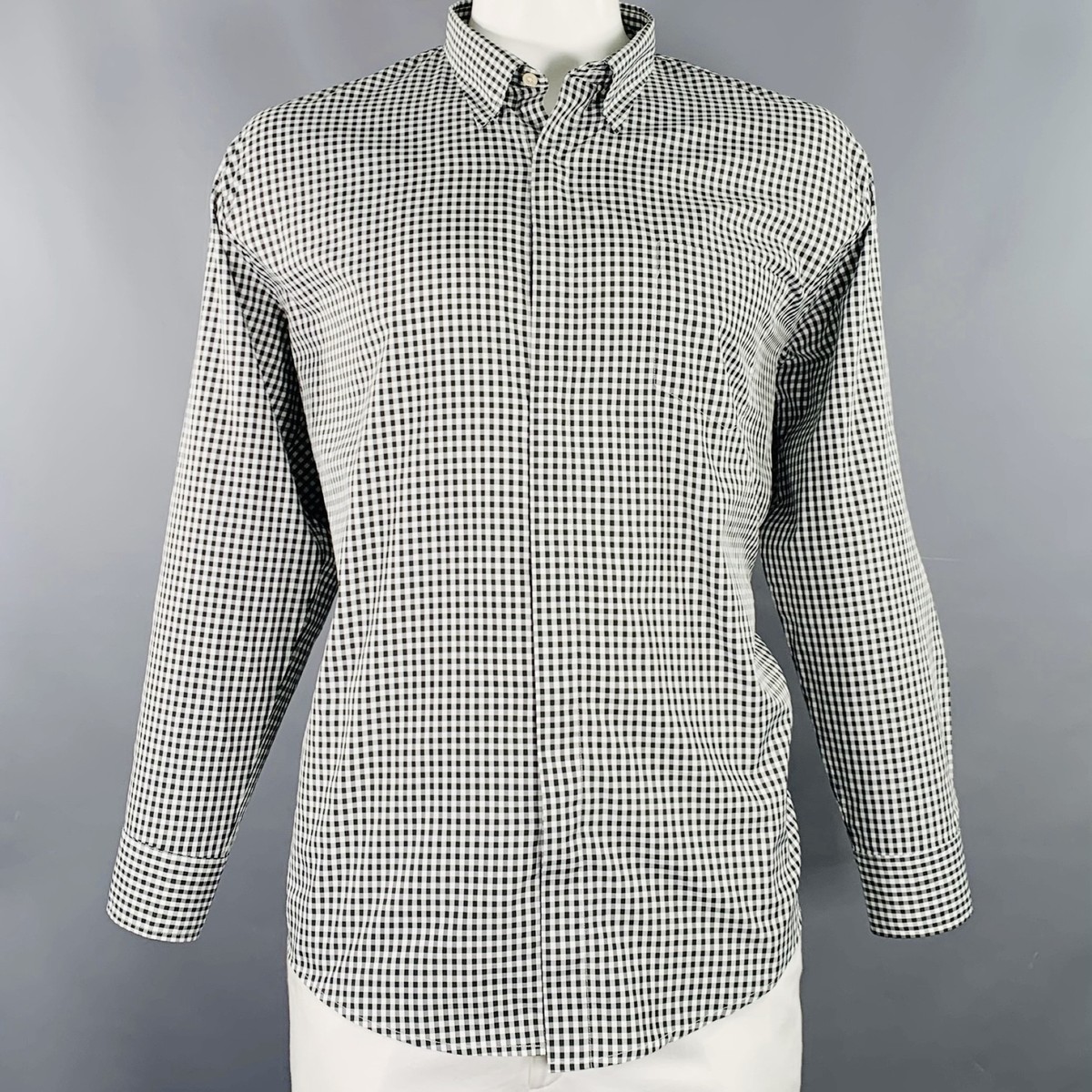 OUR LEGACY Size 44 Black White Gingham Polyester One Pocket OUR LEGACY Size 44 Black White Gingham Polyester One Pocket