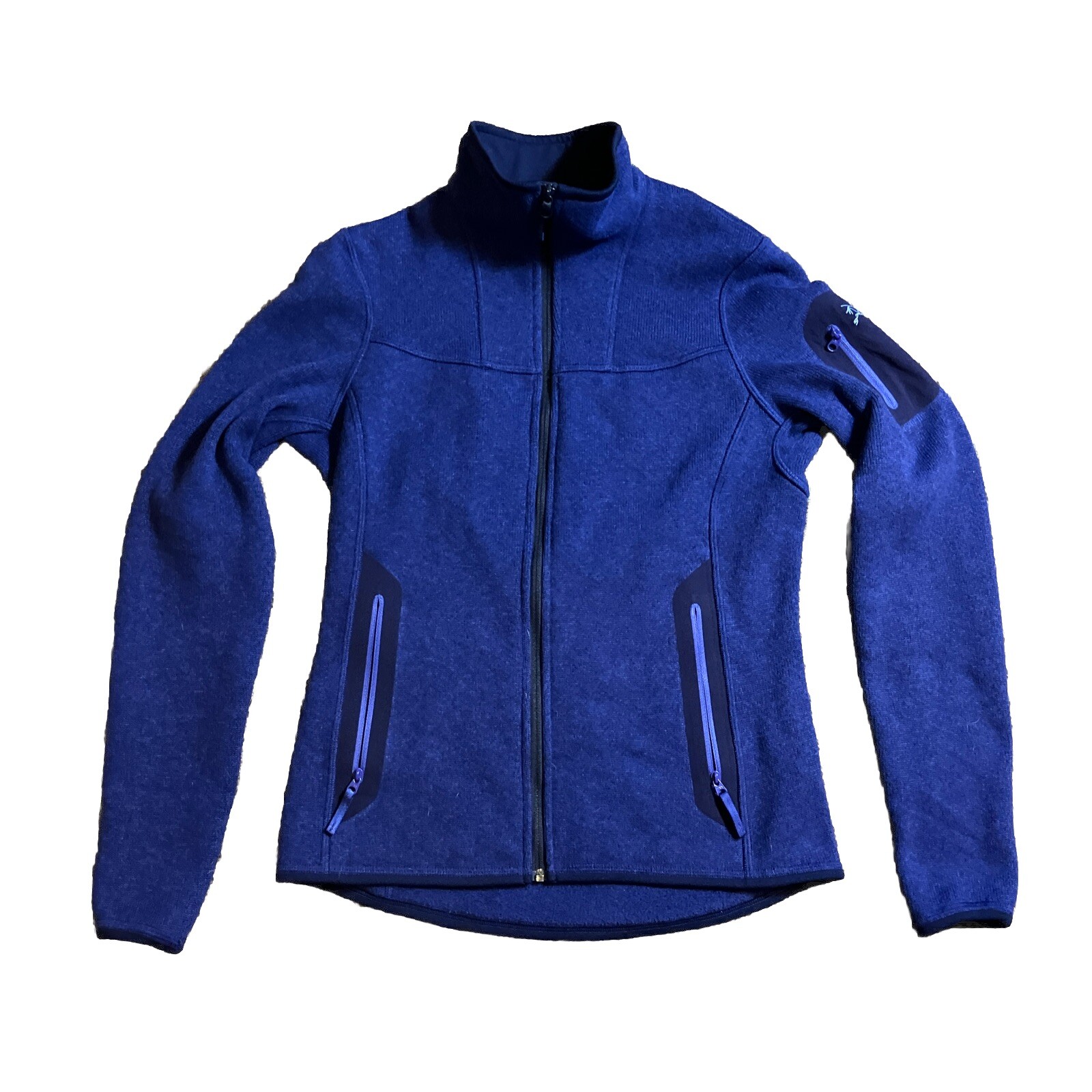 ARC'TERYX Giacca in pile con zip viola da donna Arcteryx. Taglia XS