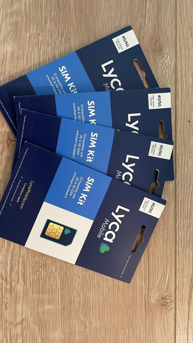 Lyca Mobile 2-in-1 Dual SIM Card NEW (This Is Not A Trio Card - Foto 8