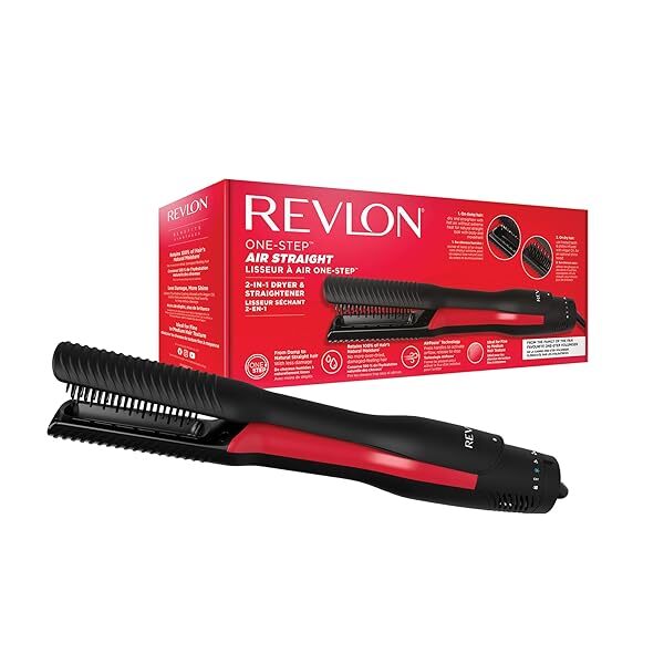 Revlon Women's One Step 2-In-1 Hair Dryer & Straightener - Black - Image 3