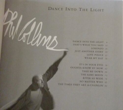 Nuevo/antiguo stock PHIL COLLINS Cancionero DANCE INTO THE LIGHT Partituras 13 Canciones - Imagen 2 de 3