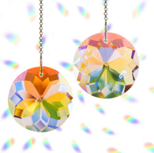 Sun Catcher Circle Prism Pendant Suncatcher Rainbow Maker Window Hanging UK