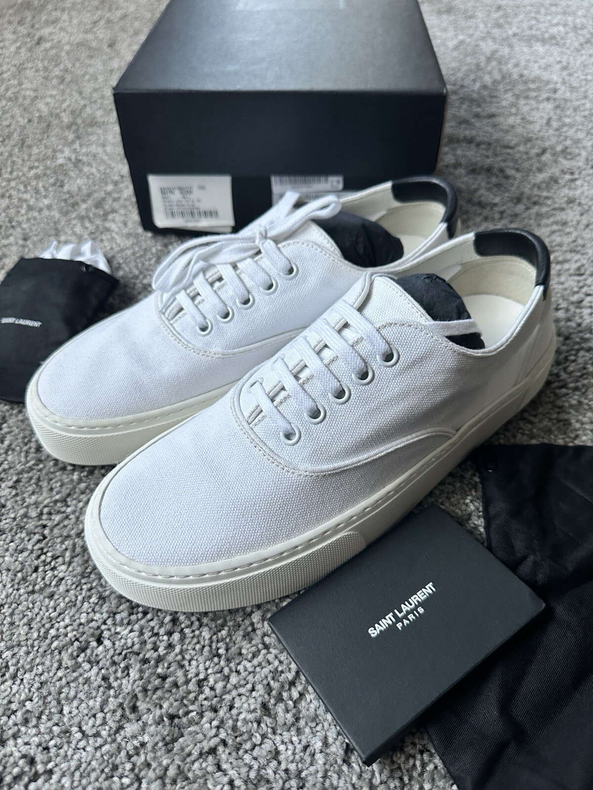 Saint Laurent Venice Low Top Bianco (TG. EU 40) Donna