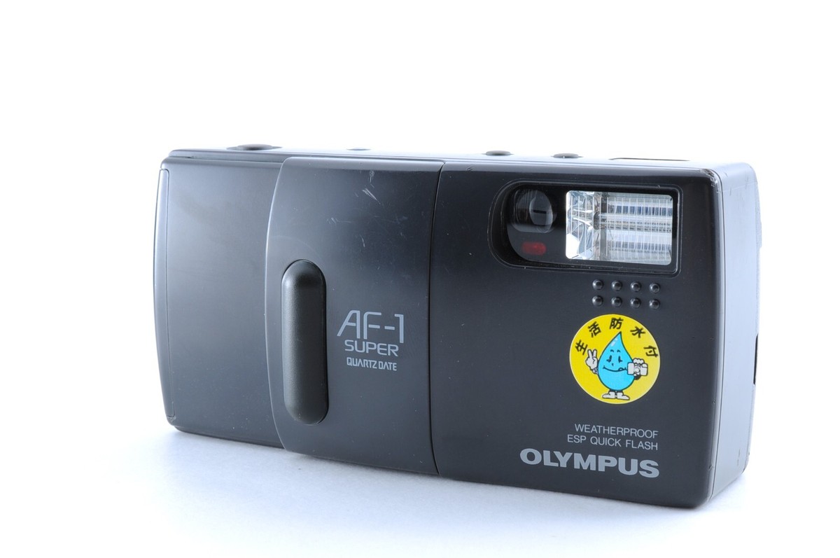 【C-121】動作品 OLYMPUS AF-1 SUPER QD EXC+5 w/Strap] OLYMPUS AF-1 Super QD AF 35mm Point & Shoot