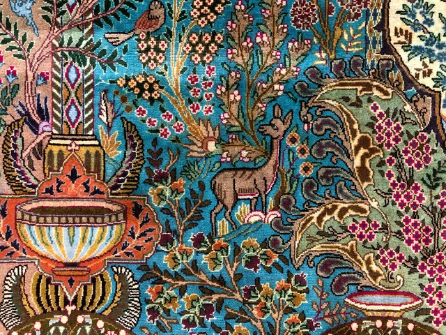 Pottery Barn Esther Printed Tree Of Life Rug 9 X 12 Brand 100