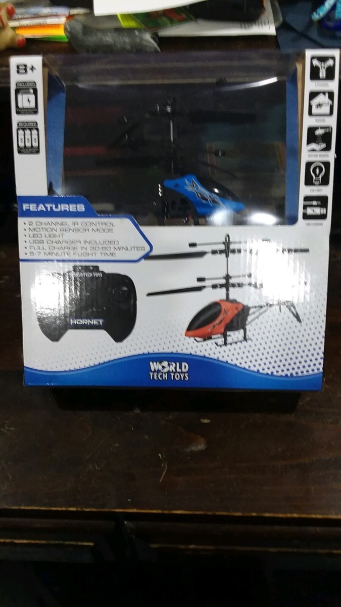 HORNET 2 CHANNEL MINI IR HELICOPTER MOTION SENSOR RECHARGEABLE