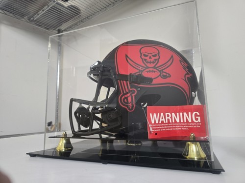 TOM BRADY - Casco da calcio autografato Tampa Bay Bucaneers con Fanatics CoA - Foto 5 di 6