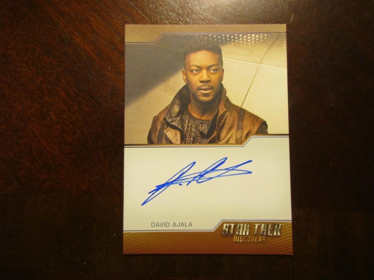 Star Trek Discovery Season 4: David Ajala (Bordered) Autograph Series Four