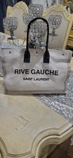Saint Laurent ...... Rive Gauche canvas tote bag