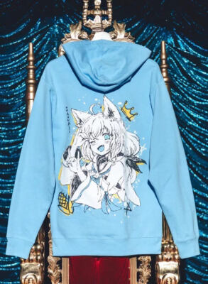 OMOCAT Omori Blue hooded sweatshirt Free Shipping