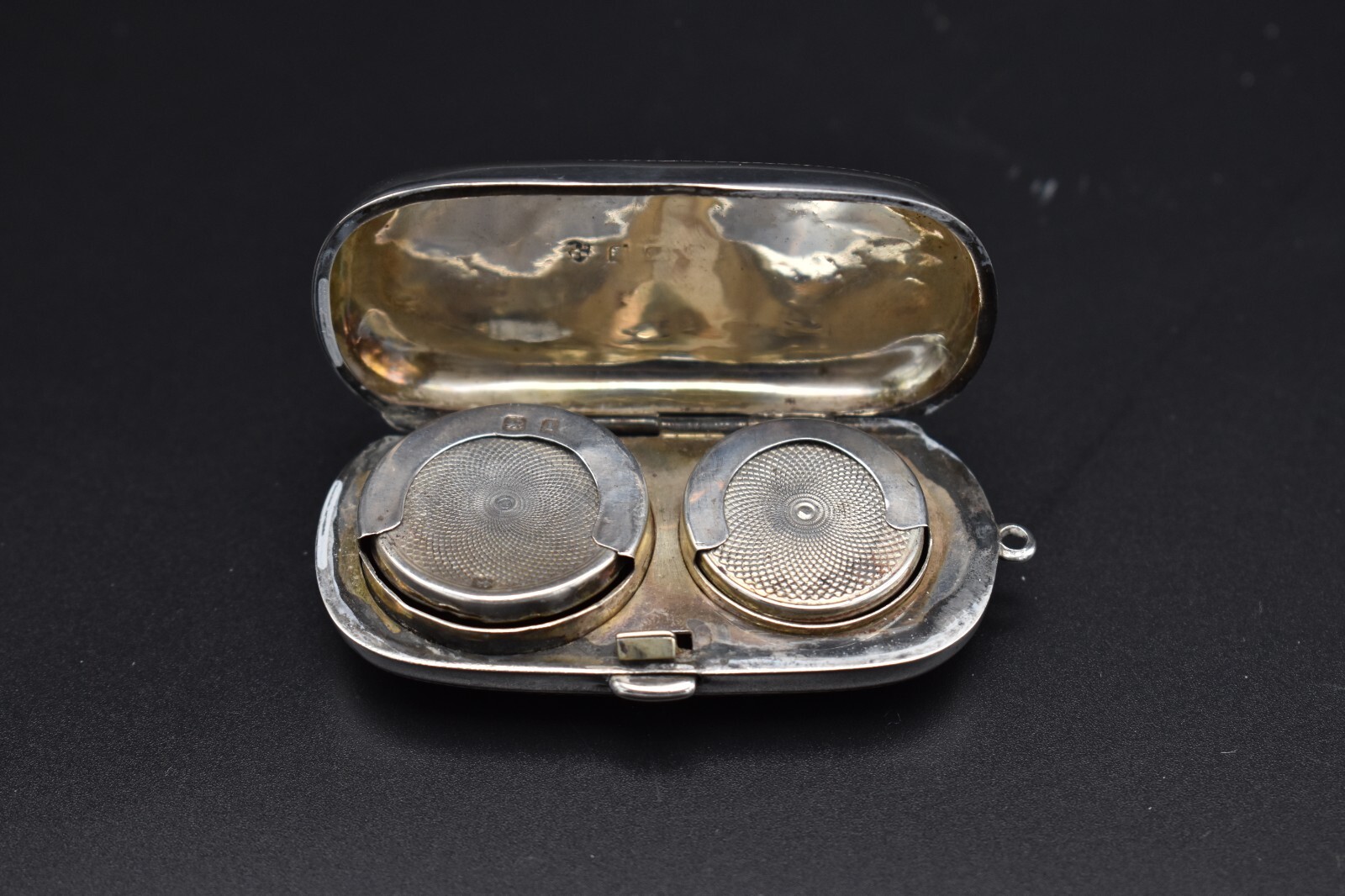 Edwardian Sterling Silver Double Sovereign Case 1910