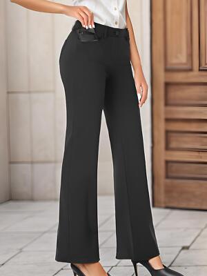 knee length dresses for ladies TAPATA Flare 4 Pockets Pants XXL / Pinstripe / 34