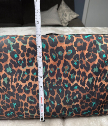 Coach Ocelot Jade Black Animal Print Extra Large Packable Nylon Tote - Picture 6 of 11