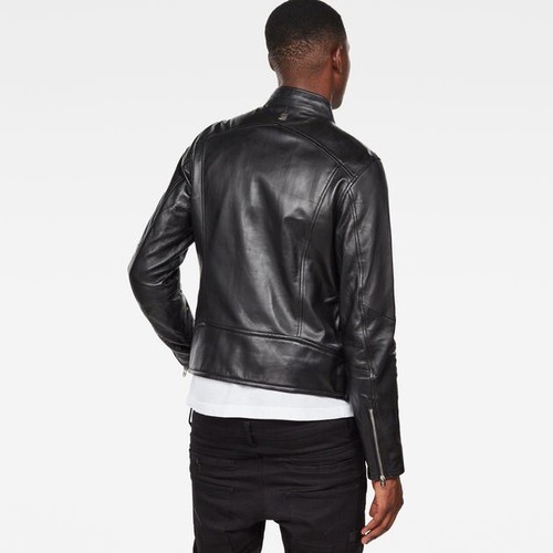 G-star Empral Deconstructed Leather Jacket slim size xxl - Picture 2 of 5