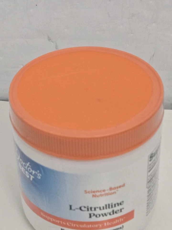 Doctors Best L-citrulina em pó 7 oz 200 g vegano sem glúten sem soja validade 26/11 - Imagem 3 de 4