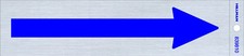 Hillman 839810, Blue Nickel Arrow Sign, Mylar 2x8 Self-Adhesive