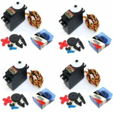 Hitec HS5645 MG 5645 Digital High Torque Metal Gear MG RC Airplane Servo 4 Pack