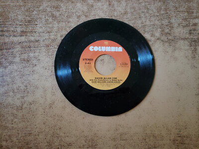1980s VG++ DAVID ALLAN COE Hank Williams Junior-Junior / I've Got 11352 45