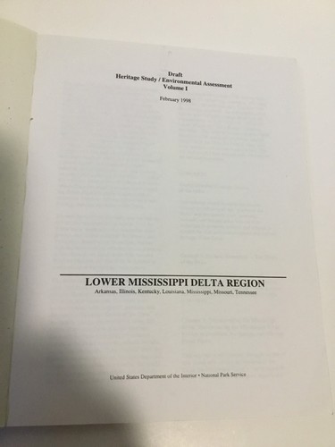 Lower Mississippi Delta Region, Vol. 1. 2012. 153pp - Picture 3 of 6