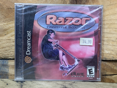 Razor Freestyle Scooter Sega Dreamcast 2001 Factory New and Sealed