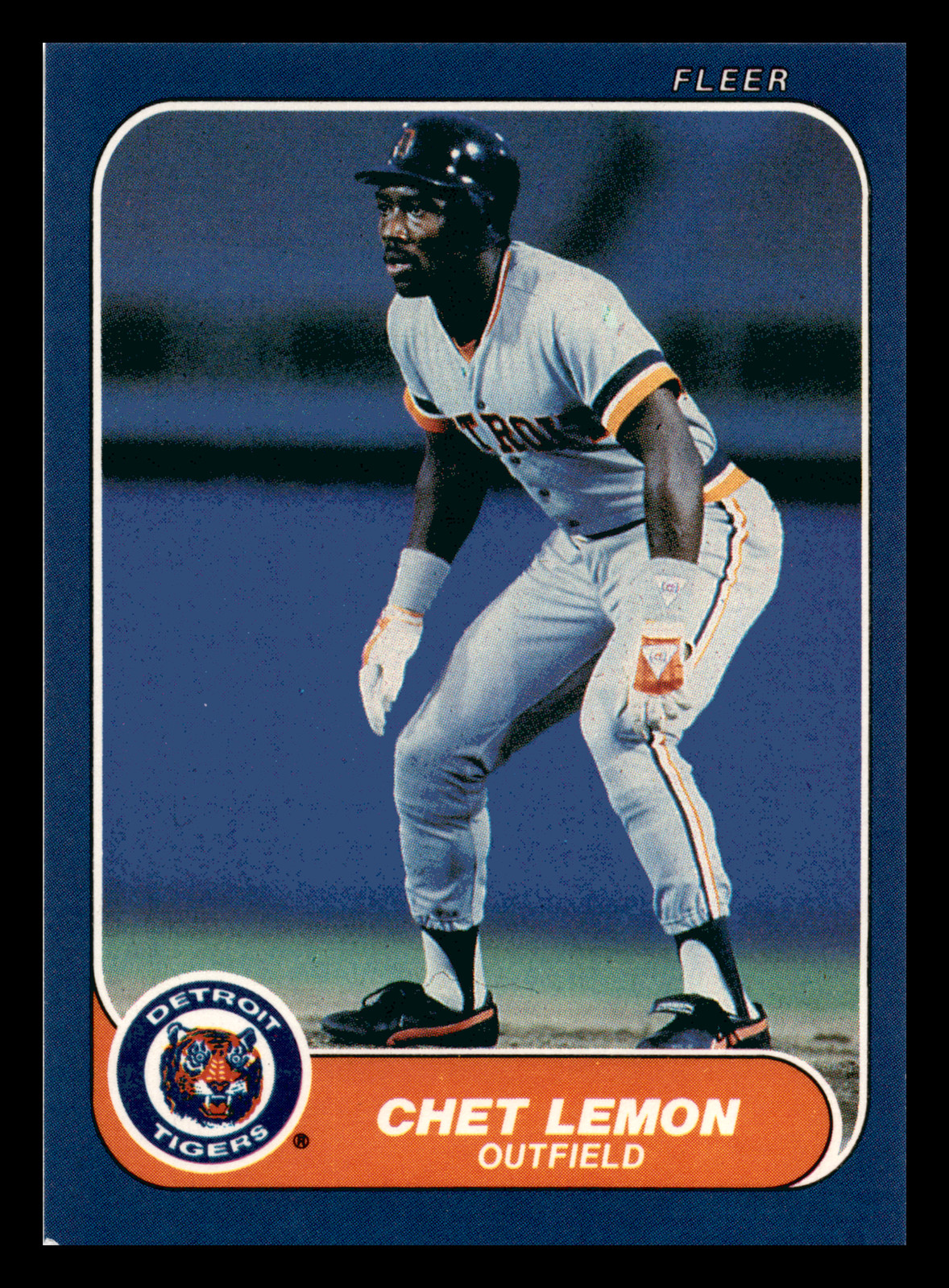 Chet Lemon  1986 Fleer #230  Detroit Tigers Near Mint NM