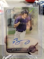 2022 Bowman Benny Montgomery Mega Box Mojo Auto Rockies Oncard 🔥
