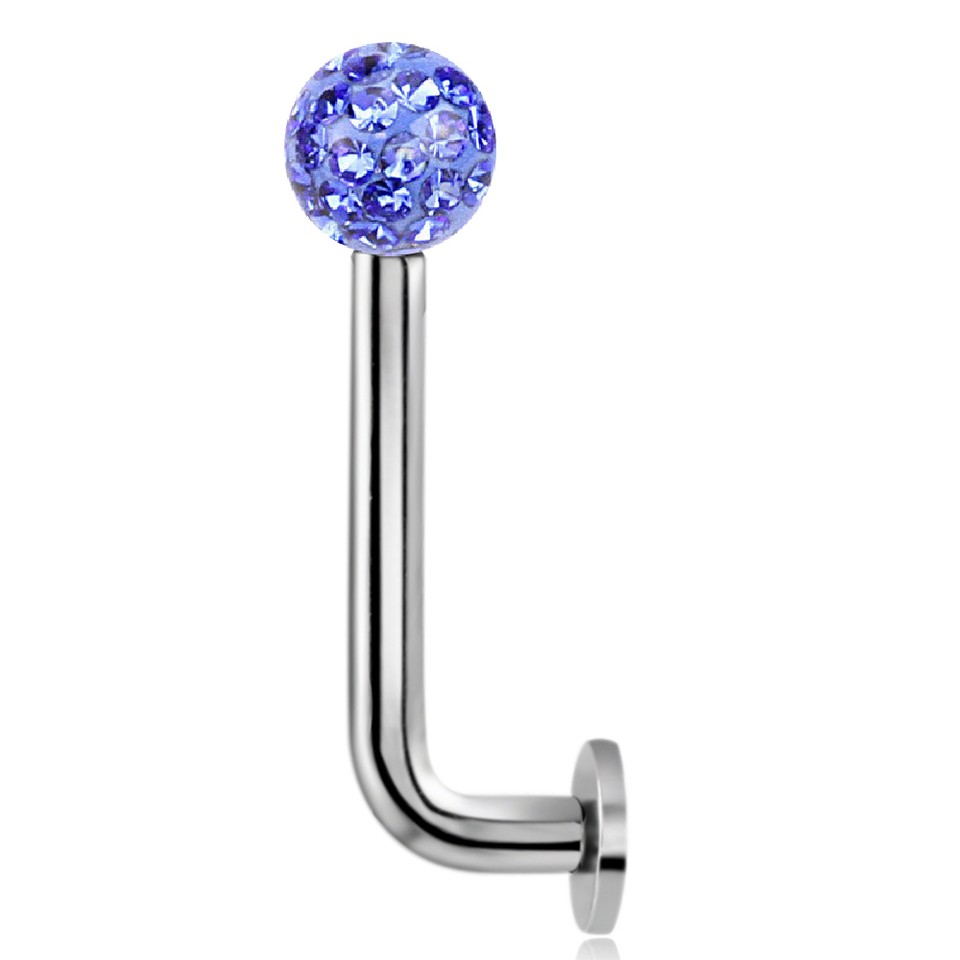 14 Gauge Internally Threaded Christina Piercing Jewelry Surgical Steel 3 Sizes