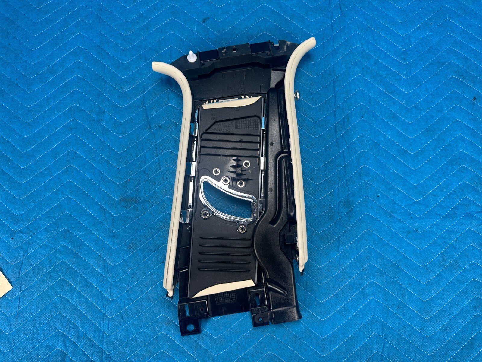 Bentley Flying Spur B-Pillar Upper Trim Panel Driver's Side Ivory 2008-2012 OEM
