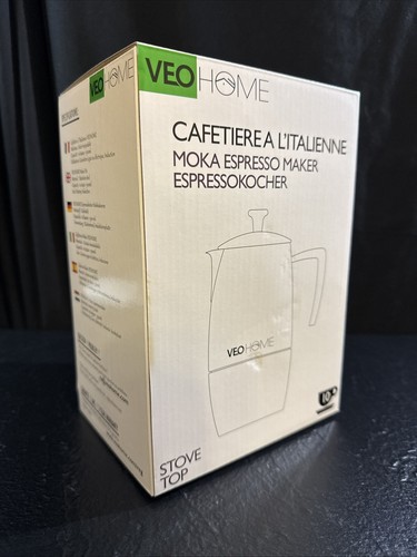 VeoHome Cafetière A L’Italienne Moka 10 Cup Stove Top Espresso Maker - Picture 11 of 16