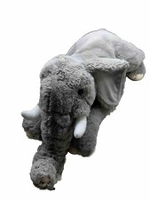 FAO Schwarz Grey Elephant Plush 22 Adopt A Pet Floppy Stuffed Animal Toy Lovey