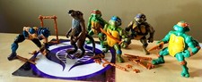 TMNT SHREDDER SPLINTER LEONARDO MICHAELANGELO RAPHAEL DONATELLO 1988 PLAYMATES