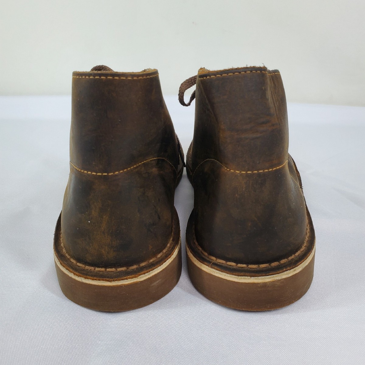 Clarks Desert Chukka Boots Mens Size 9 M Beeswax Brown 