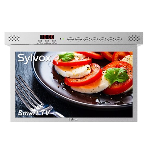 Sylvox 15.6 inch Under Cabinet TV 1080P Kitchen TV Built-in App Smart RV TV - Picture 2 of 9